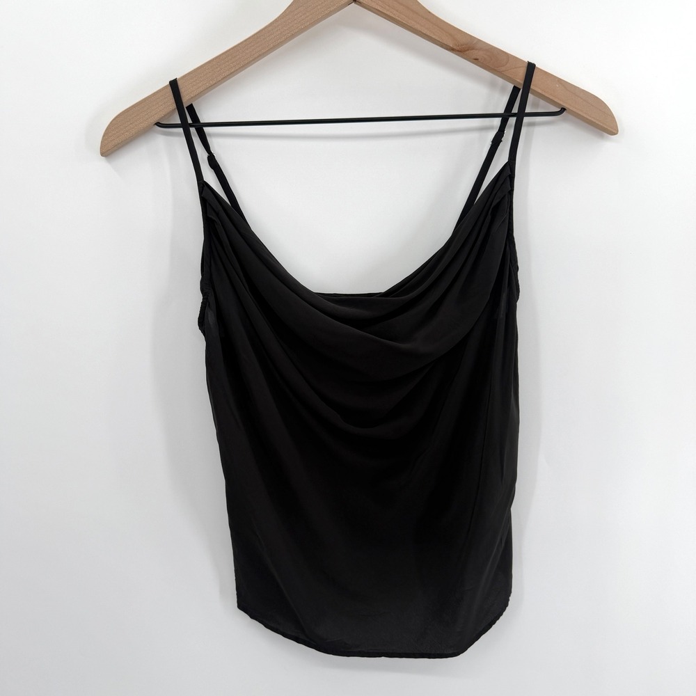 Good American Cowl‎ Neck Bias Cut Chiffon Camisole - Picture 3 of 12